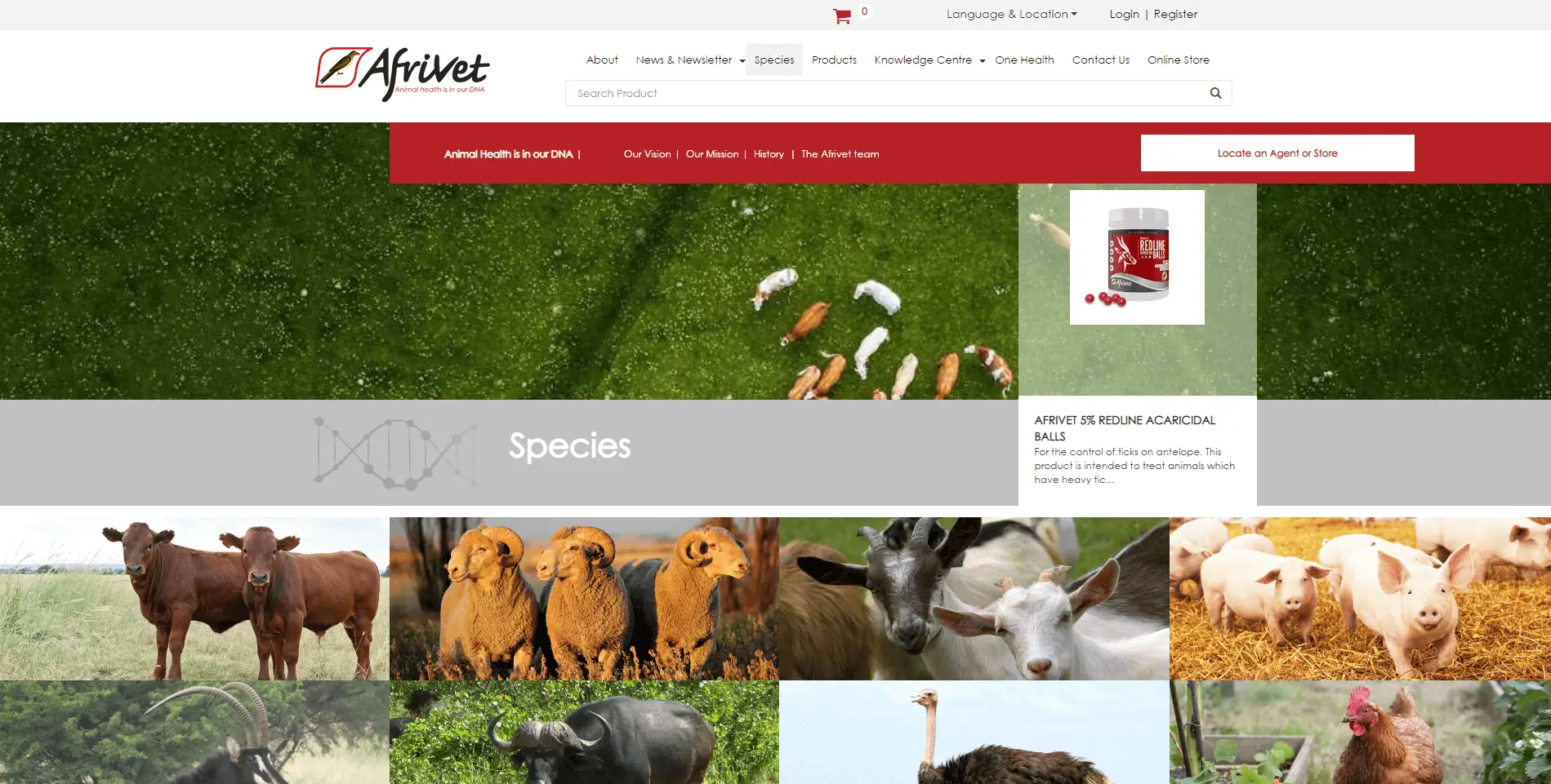 Afrivet Web app