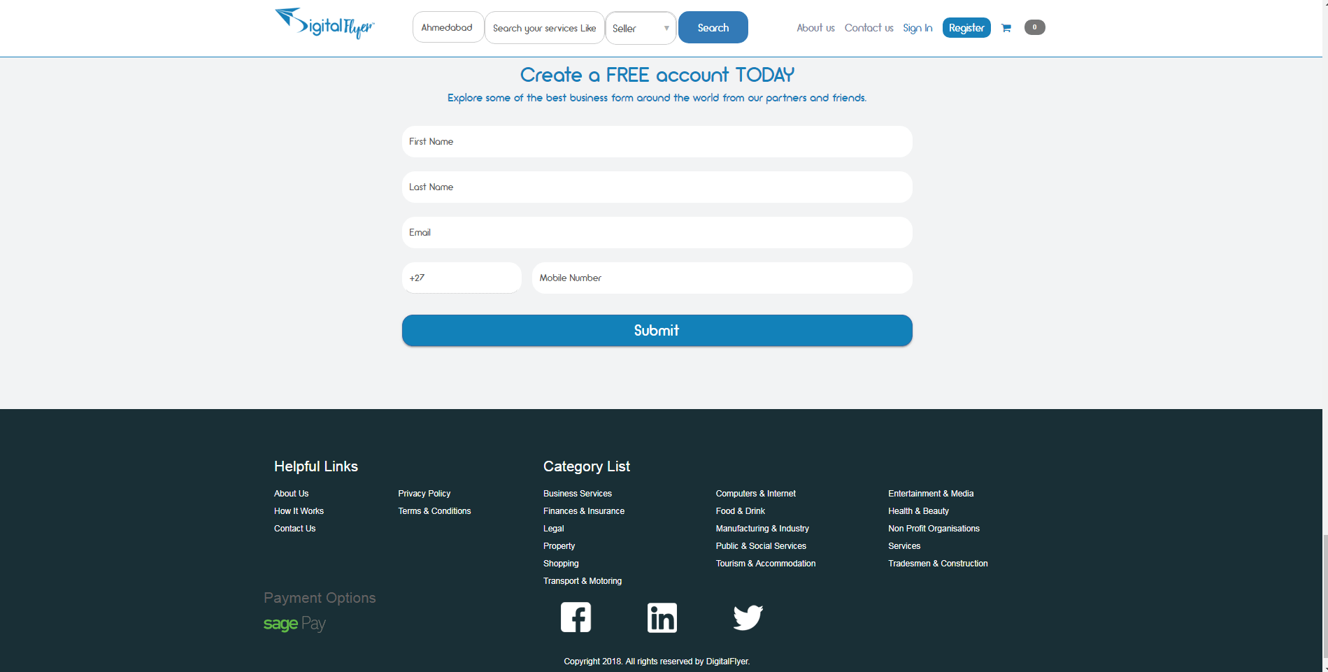 Digital-Flyer Web App