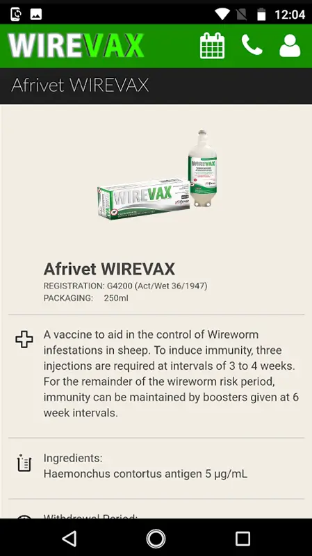 wirevax Mobile app